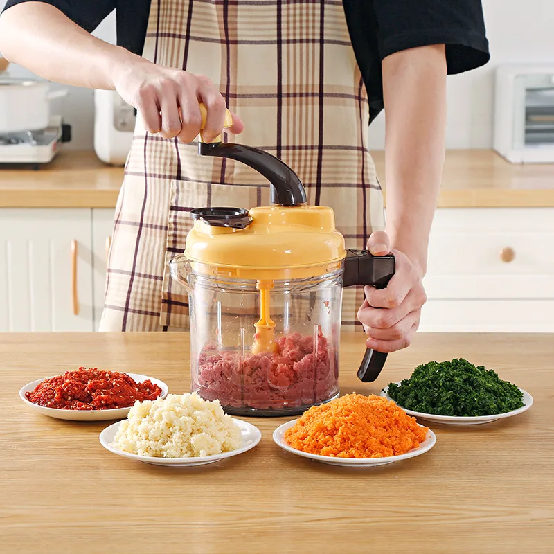 

2019 Multi-function Kitchen Manual Food Processor Household Meat Grinder Vegetable Chopper Quick Shredder Mincer Crusher