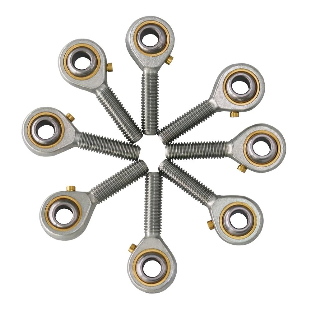 10pcs 16mm Bore Diameter Pos16 Rod End Bearing M16x2.0 Thread Ball