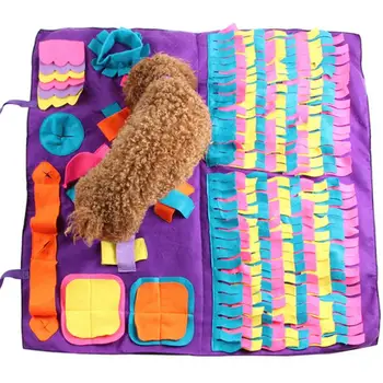 

Pet Training Mat Detachable Stitching Dog Sniffing Pad Feeding Mat Training Mat Nosework Dog Toy Blanket