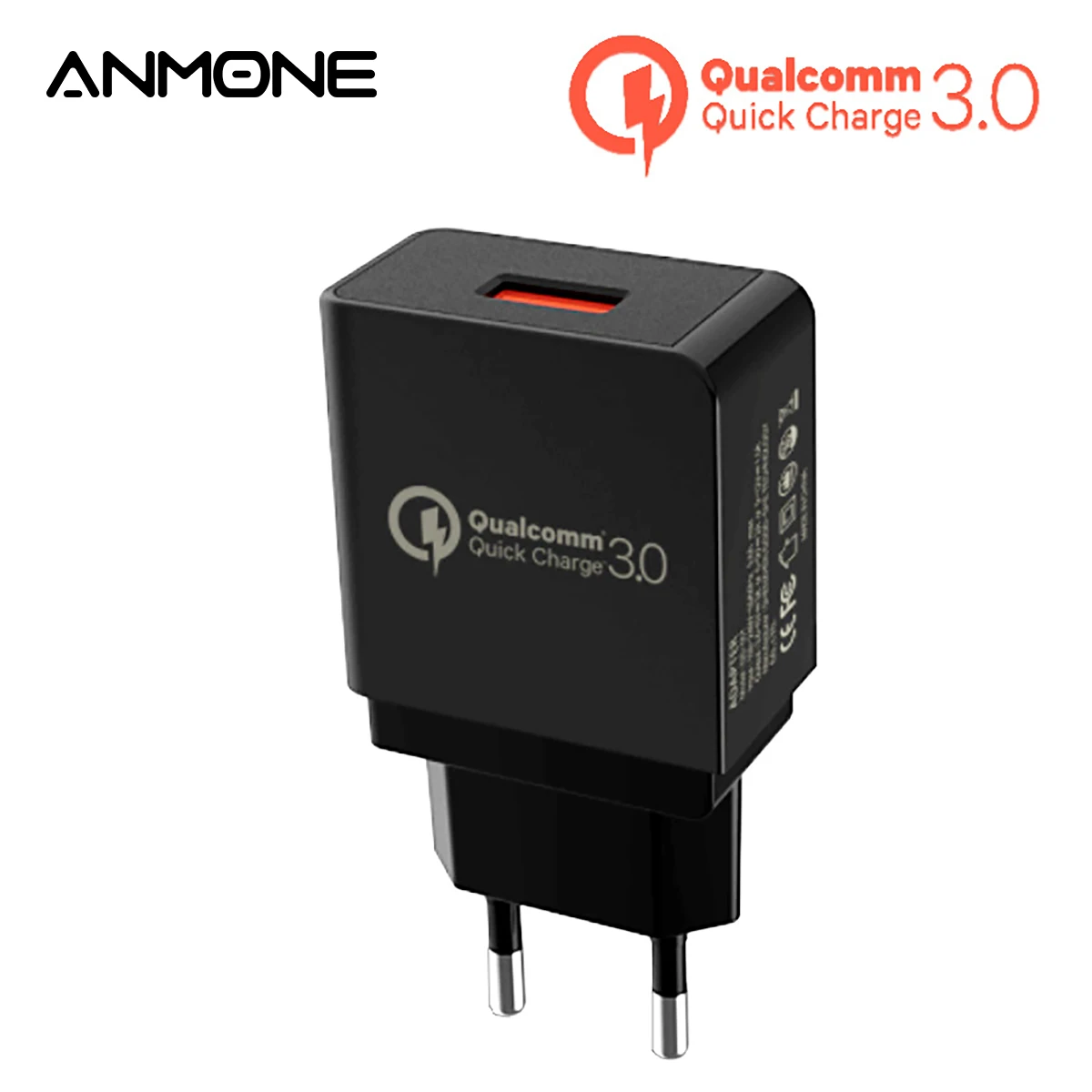 

ANMONE 18W QC3.0 USB Charger Quick Charge 3.0 USB Fast Phone Adapter QC2.0 FCP Protable Charging for Android Mobile Power Bank