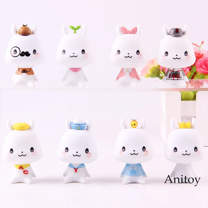 

SongSong Rabbit Doll Bunny Song Song Cute Action Figures Girls Toys 8pcs/set