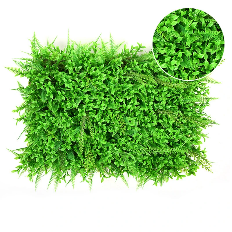 

Artificial Plant Foliage Hedge Grass Mat Greenery Panel Decor Wall Fence 60x40cm