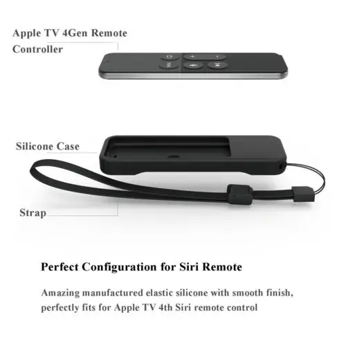 Силиконовый чехол для пульта дистанционного управления Apple TV 4K 4 го