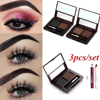 

3pcs/set Professional Makeup Eyebrow Automatic Pro Waterproof Pencil Makeup Paint Eyebrow Pencil Cosmetics Brow Eye Liner Tools