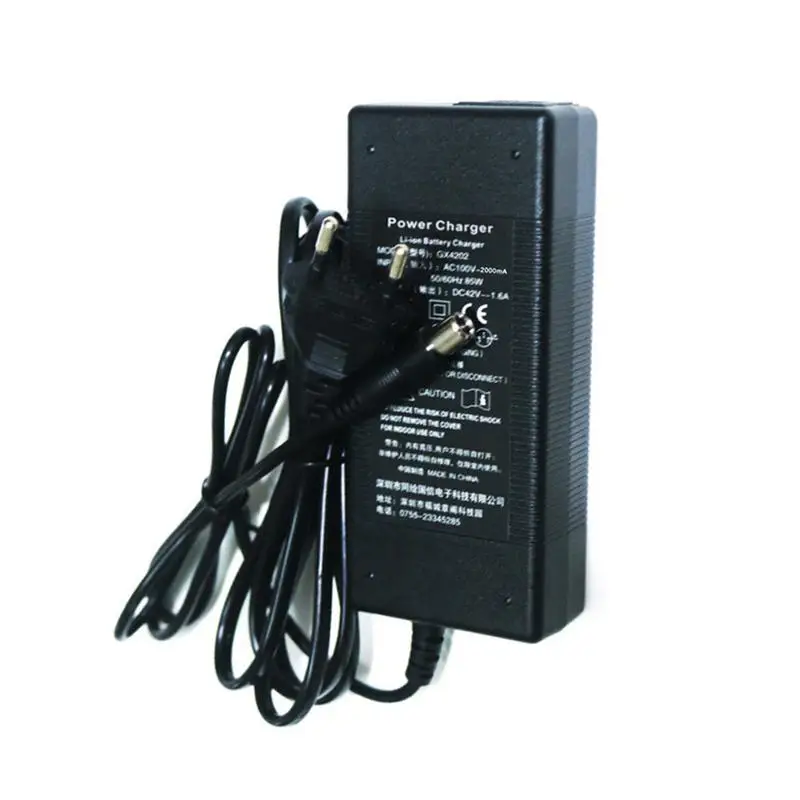 جديد سكوتر كهربائي مهايئ شاحن 42 v 2A الأوروبية القياسية ل Xiaomi Mijia M365 سكوتر كهربائي لوح التزلج الملحقات