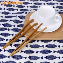 HOOMIN анти-горячий чай клип щипцы держатель чай Пинцет бамбуковый зажим чашки ручной работы натуральный бамбук