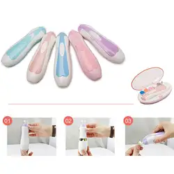 Электрический Baby Пилочки для ногтей безопасный триммер для новорожденных малышей пальцы ног ногти