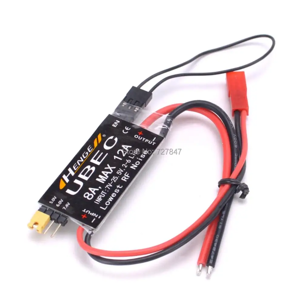 8A UBEC Выход 5 V/6В 6A/8A Max 12A Inport 7 V-25,5 V 2-6S Lipo/на возраст от 6 до 16 Сотовый металл-гидридных или никель Вход переключатель режима BEC Квадрокоптер с дистанционным управлением