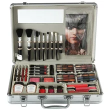 Набор инструментов для макияжа, в том числе матовые тени для век губная помада блеск для губ Фонд кисть, лак для ногтей набор косметики комплект