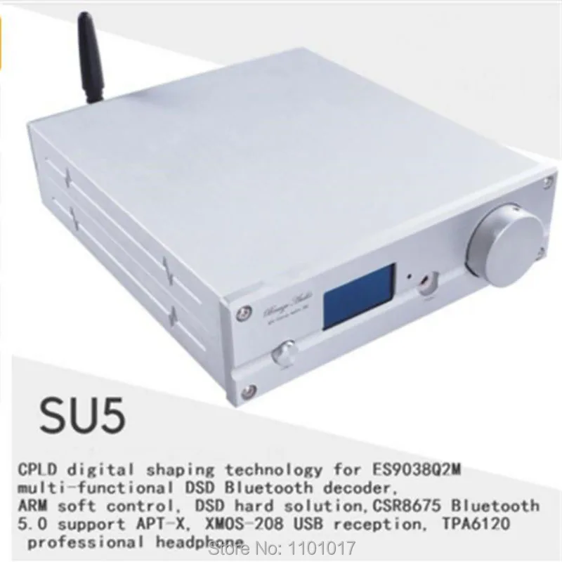 Weiliang SU5 APTX HD Bluetooth 5 0 ES9038Q2M DAC HIFI EXQUIS XMOS USB DSD256 декодер TPA6120 усилитель для наушников с