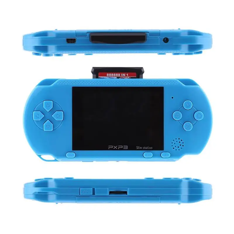 NEW16 Bit PXP3 PVP Handheld Game Player Video Game Console with 2 Game card