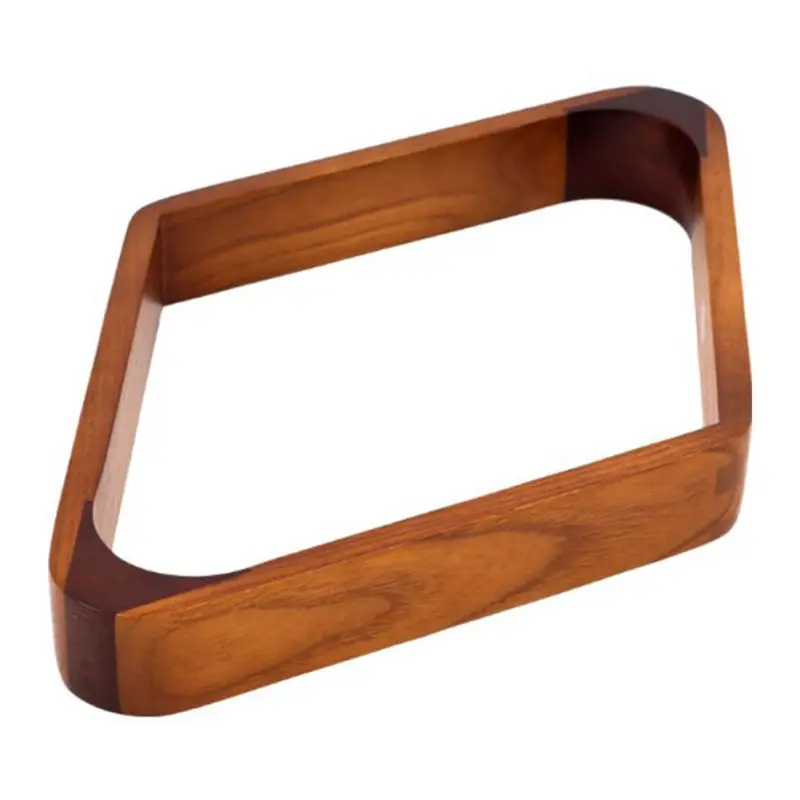 High Grade Heavy Duty Wood 9 Ball Diamond Triangle Rack Oak Finish For