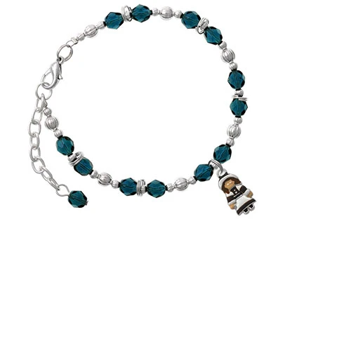 Pilgrim Girl Navy Blue Beaded Bracelet |
