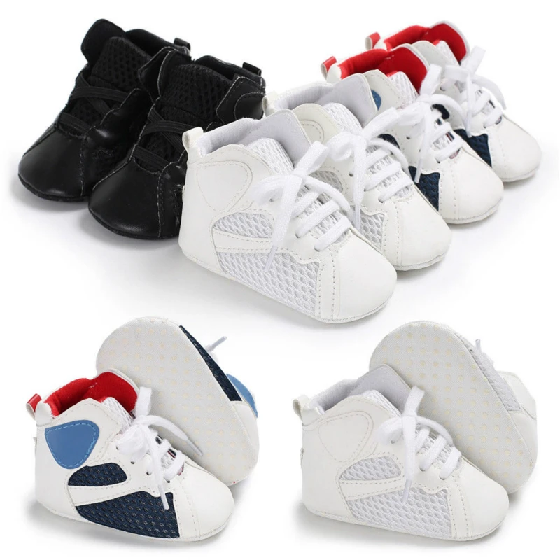 

Infant Baby Shoes Lace Up Boy Girl Soft Sole Crib Casual Newborn Shoes Toddler Sneaker Baby Girl Shoes 0-18 Months