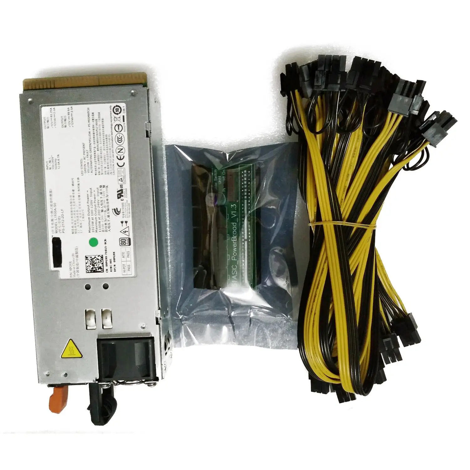 

For DELL 1100W Power Supply F6V5T + Board