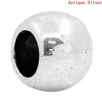 

Spacer Beads Column Silver Color 7x6mm,Hole:Approx 4mm,100PCs (B23294)