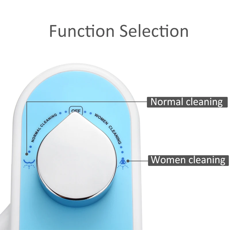 Luxury Non-Electric Bidet Attachment Toilet Bidet Seat Self-Cleaning Nozzle-Fresh Water Bidet Sprayer Mechanical Shattaf Washing