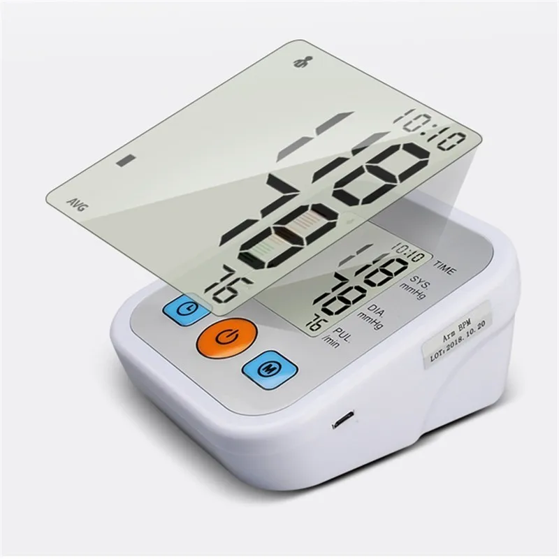 

Electronics Blood Pressure Instrument Household Arm Tying Type Accurate Measure Electronics Voice Broadcast Number Display