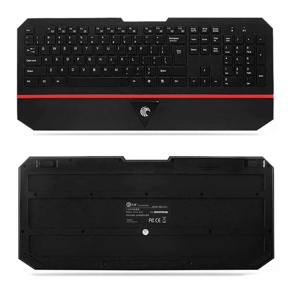 

E780 wireless keyboard mouse gamer gaming set kit combo 2.4G laser mouse for computer desktop notebook office typing
