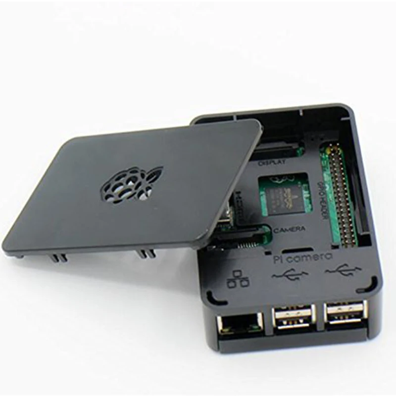 Для Raspberry Pi3 Модель B+ Abs чехол корпус с алюминиевым радиатором для Raspberry pi 3 Model B+ Plus, pi 3/2