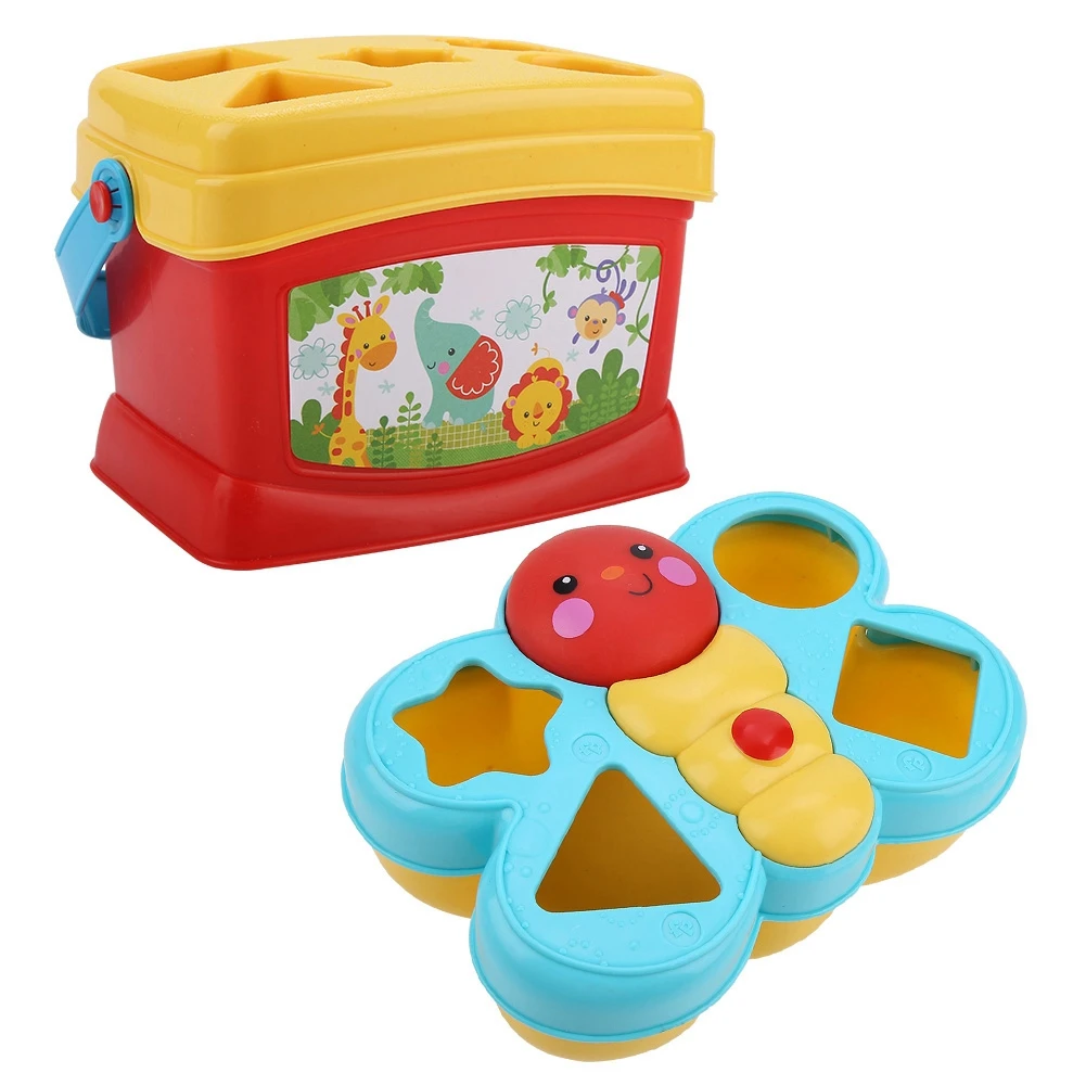 

Funny Building Blocks For Baby Kids Educational Interactive Toy Cartoon Shape Matching Building Block Toy Children Gift