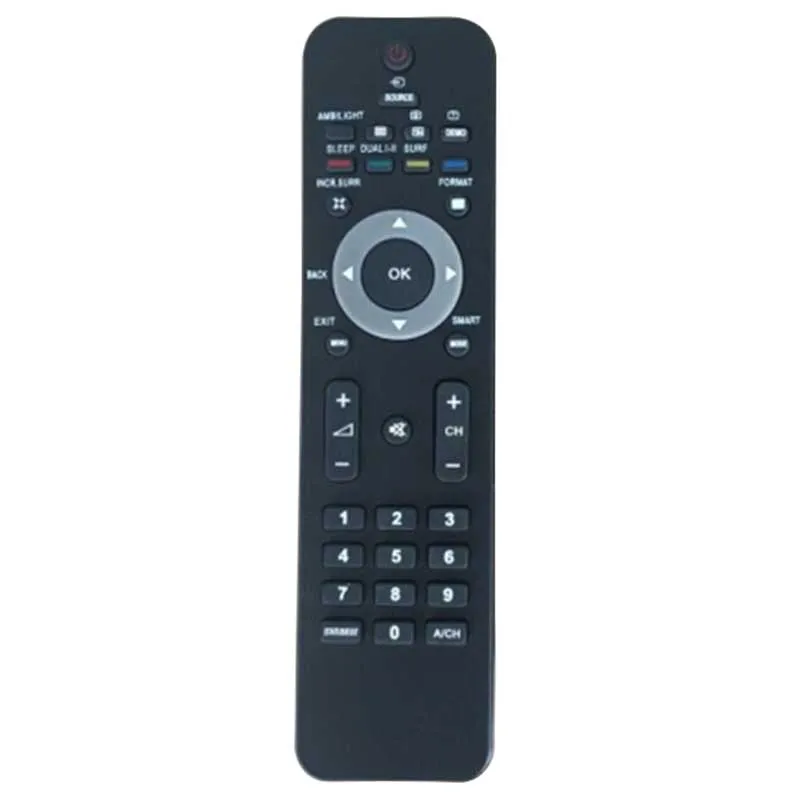 

New 1pc Telvision Remote Controller Black RM-670C Replacement TV Remote Control For Philips Smart HD LCD/LED TV Mayitr