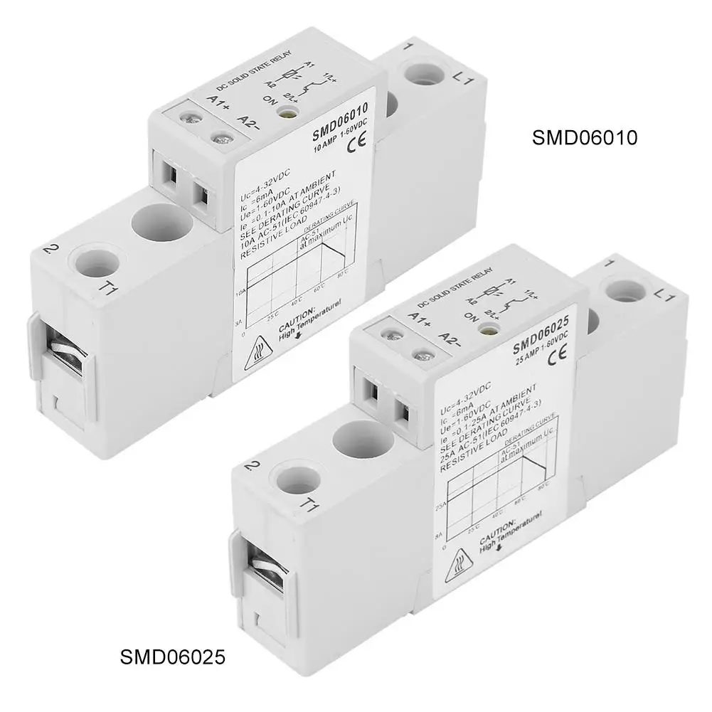 

bistable relay Dc 4-32VDC Control 1-60VDC Single-Phase Din-Rail Slim Solid State Relay Module latching relay Wholesale