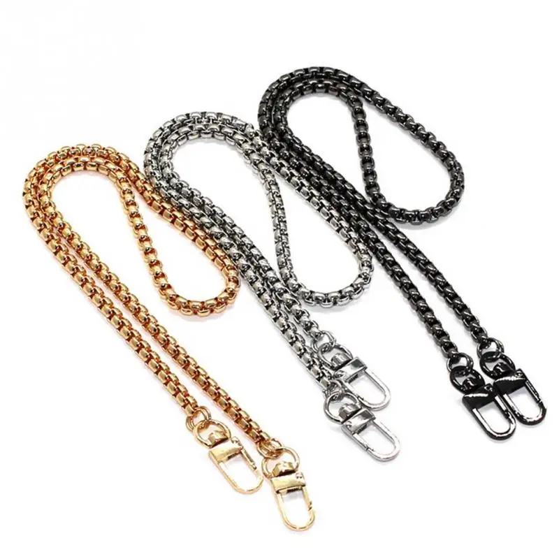 New 1pc 120cm Metal Bag Strap Fashion Purse Handbag Chain Bag Replacement Strap shoulder Bag Belt With two Buckles #1107 New 1pc 120cm Metal Bag Strap Fashion Purse Handbag Chain Bag Replacement Strap shoulder Bag Belt With two Buckles #1107