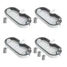 Fdit мыло ABS держатель Регулируемая душевая подставка горка ванная комната гаджет мыло паллет душевая подставка горка бар душ рельс мыло коробка для хранения