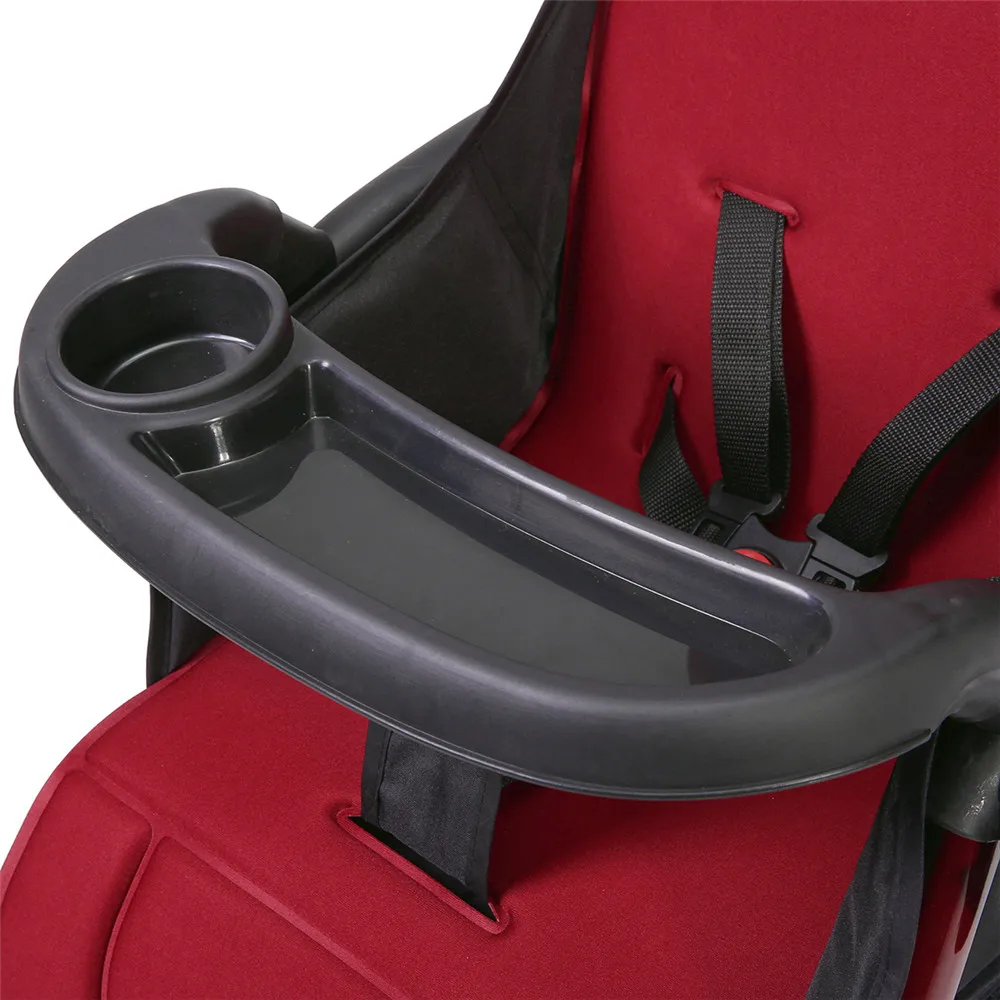 Online Kereta Dorong Bayi Tinggi Pemandangan Dapat Berbaring Perjalanan Sistem 3 In 1 Folding Light Push dari Dua Arah Bayi keranjang Shock Absorbing