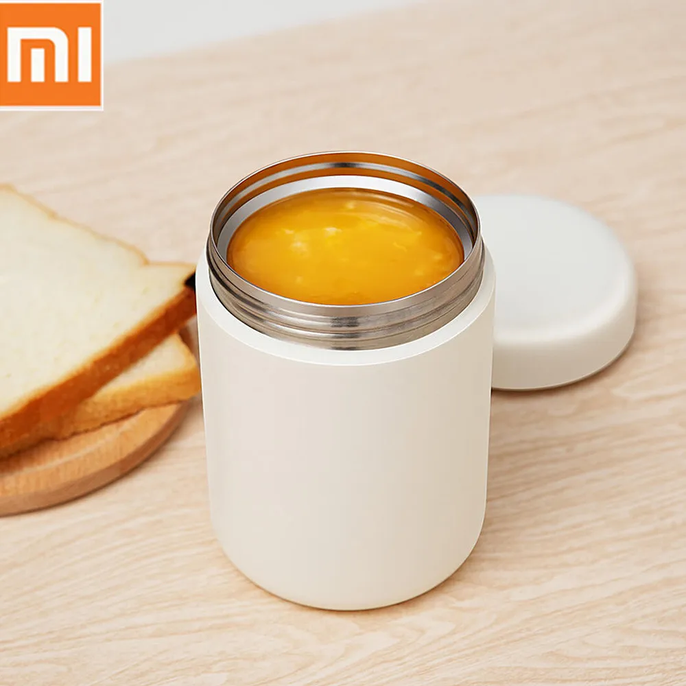 

Xiaomi Pinlo Portable 550ml Vacuum Insulated Stainless Steel Cooking Thermos Braised Beaker Lightweight Food Thermos From Youpin
