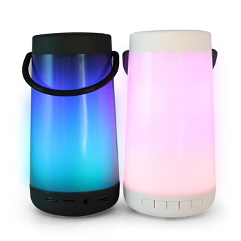 

NewRixing NR - 2000 Portable LED Wireless Bluetooth Stereo Speaker Camping Lamp 2000mAh TWS Surround Speaker FM radio