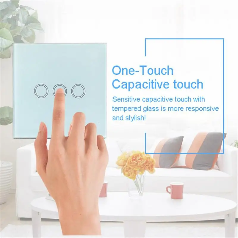 

Remote Control Touch Wall Wifi Smart Switch US Standard Support AmazonEcho Voice Control App