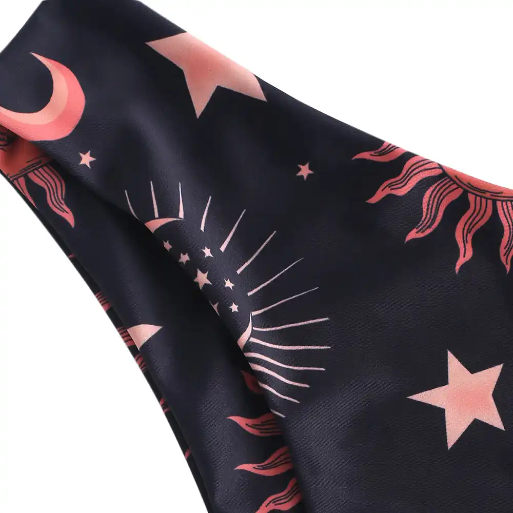 zaful sun and moon bikini