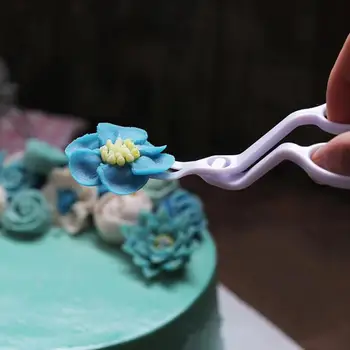 

Plastic Scissors For Cream Flower Transfer Lifter Fondant Cake Decorating Cut Flower Receptacle Modelling Tool Kitchen Baking