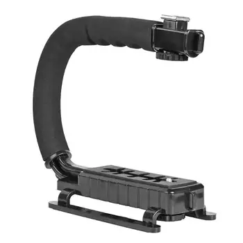 

SLR Camera Steadicam Camcorder C Shaped Holder Grip Video Handheld Stabilizer For DSLR Nikon For Canon Sony Gopro Hero