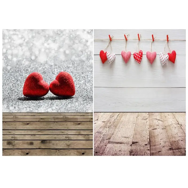 

Romantic Love Heart Valentine Day Photography Backdrops Studio Video Art Cloth Fabric Photo Background Wedding decoration