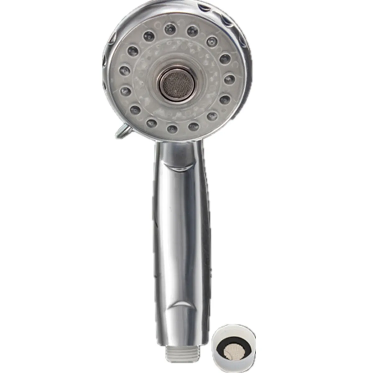 

Automatic 7 Colors LED Lights Bath Shower Head Water Saving Single Head Rainfall Bathroom Showerhead