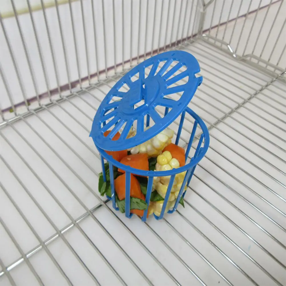

Adeeing Cute Fruit Vegetable Food Hanging Basket Toy for Pet Bird Parrot