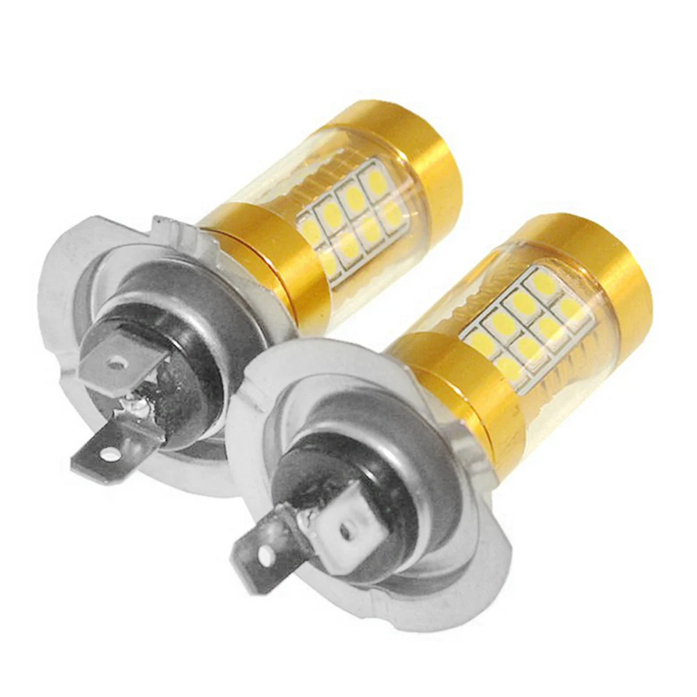 2 шт. H7 светодиодный Универсальный 1500 1800LM PX26D 6000 6500K мигающий AC / DC автомобильный
