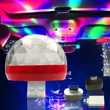 1 шт. Горячий Новый интерьер автомобиля атмосфера неоновые огни светодио дный красочные светодиодные USB RGB Декор Музыка лампа