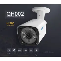 ESCAM QH002 1080P HD IP Камера H.265 ONVIF ИК Водонепроницаемый CCTV Видеоняни и радионяни с Smart анализ Функция Камера Крытый