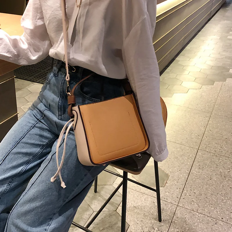 [BXX] модная Большая вместительная сумка через плечо, женская сумка через плечо, Женская универсальная вместительная сумка из искусственной кожи HE418