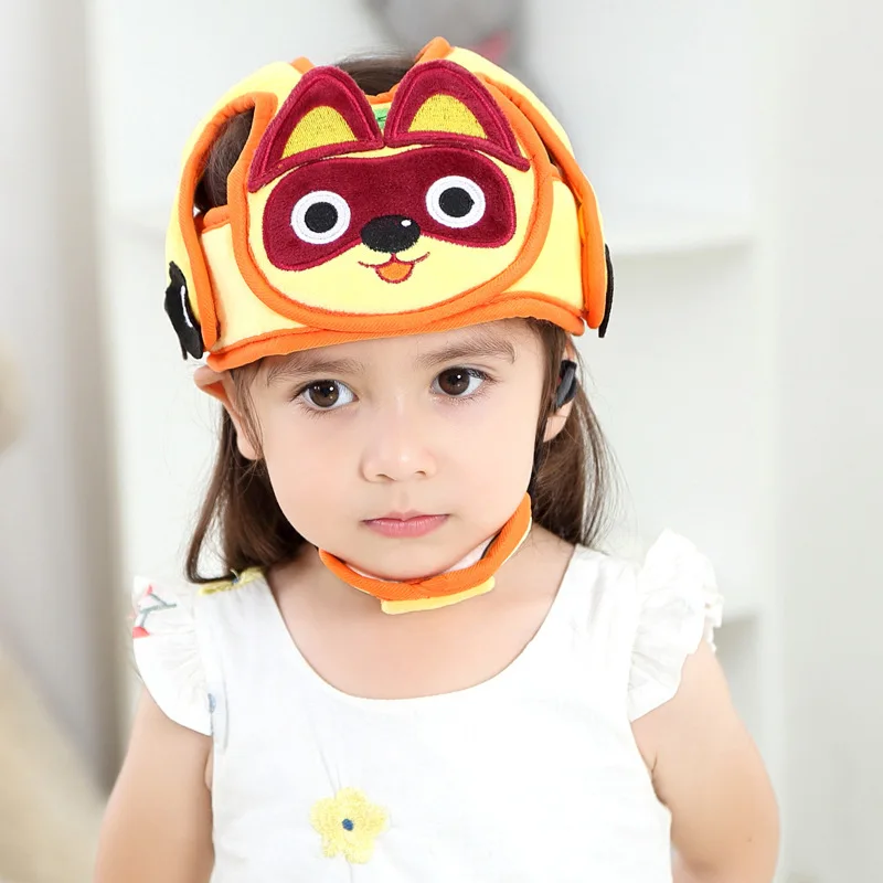 

Catoon Baby Safety Helmet Children Protection Anti Collision Soft Hat Toddler Shatter-resistant Cap Prevent Walk Wrestling Hat