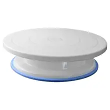 27 см пластиковый торт поворотный стол Вращающийся торт пластиковый тесто нож для тортов поворотный стол Противоскользящий круглая подставка для торта торт поворотный стол