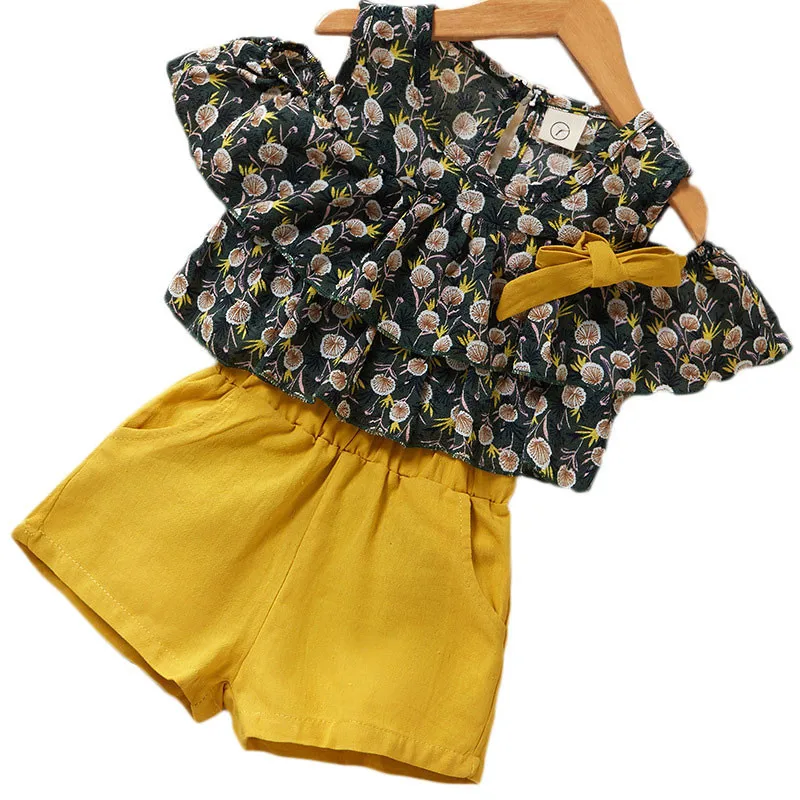 Kids Clothes Suits Summer Style Girls Children Clothes Suits Cute Pattern T-shirt+Short Pants 2Pc Kids Casual Clothes Sets Kids Clothes Suits Summer Style Girls Children Clothes Suits Cute Pattern T-shirt+Short Pants 2Pc Kids Casual Clothes Sets