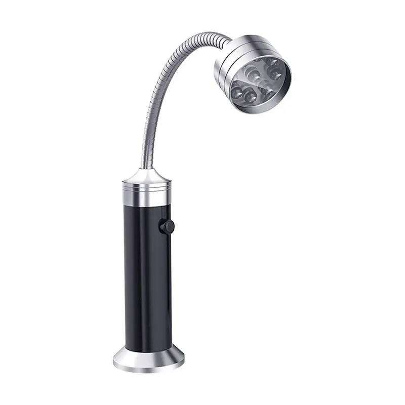 

Multi-function LED Aluminum Alloy Grill Light Spotlight Magnet Bendable Flashlight Hose Work Repair Tool Portable
