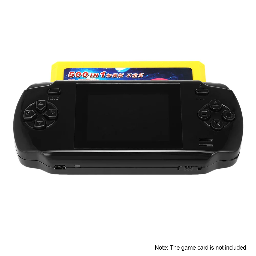 Powkiddy S600 2 8 дюймовая игровая консоль встроенный 68 классических игр битный Av Out