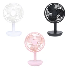 5 Вт мини USB Перезаряжаемые воздушного охлаждения вентилятор с зажимом Настольный вентилятор двойной Применение общежитии прикроватная Портативный офисном вентилятор