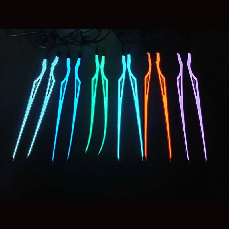 

Motorcycle Helmet Halloween Illuminated Helmet Piece Modified Light Strip Night Light LED Easy Install DIY Car Modified Helmet